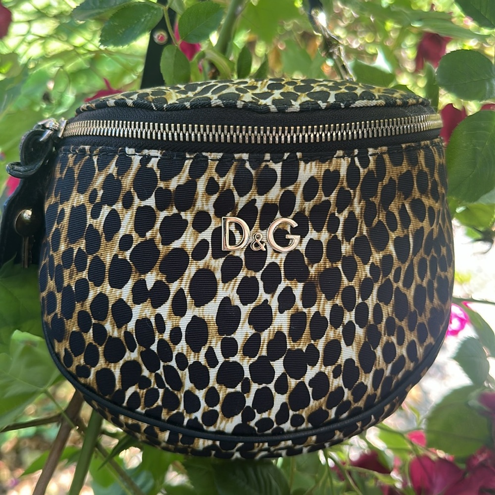 Dolce & Gabbana Black and Gold Crossbody Bag